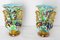 French Monaco Ceramic Vases with Sea Decoration, 1960s, Set of 2 3