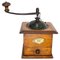 French Coffee Grinder with Drawer in Iron and Wood, 1900s, Image 1
