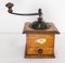 French Coffee Grinder with Drawer in Iron and Wood, 1900s 2