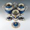 Service à Café Imperial en Porcelaine Bleu de Prusse et Doré, 1825, Set de 19 4