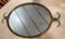Specchio ovale Art Déco in ferro forgiato, Immagine 7