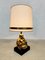Vintage Eclectic Brass Buddha Table Lamp, 1960s 4