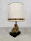 Vintage Eclectic Brass Buddha Table Lamp, 1960s 6