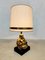Lámpara de mesa ecléctica de Buda vintage de latón, años 60, Imagen 8