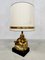 Vintage Eclectic Brass Buddha Table Lamp, 1960s 1
