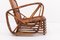 Mid-Century Modern Sculptural Rattan Armchairs, Italy, 1950s, Set of 2 6