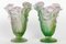 Glass Leg Vases attributed to Daum France, Set of 2 3
