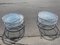 Mid-Century Space Age Italian Swivel Chrome Cocktail Side Tables, 1972, Set of 2 18