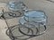 Mid-Century Space Age Italian Swivel Chrome Cocktail Side Tables, 1972, Set of 2 9