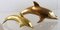 Mid-Century Brass Dolphins, Set of 2 1