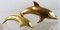 Mid-Century Brass Dolphins, Set of 2, Image 1