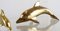 Delfines Mid-Century de latón. Juego de 2, Imagen 2
