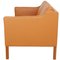 2-Seater Sofa in Whiskey-Colored Nevada Leather by Børge Mogensen for Fredericia 3