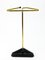 Mid-Century Modern Triangle Umbrella Stand in Brass & Cast Iron, Austria, 1950s 13