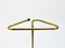 Porte-Parapluie Triangulaire Mid-Century en Laiton et Fonte, Autriche, 1950s 9