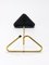 Mid-Century Modern Triangle Umbrella Stand in Brass & Cast Iron, Austria, 1950s 14