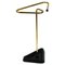 Mid-Century Modern Triangle Umbrella Stand in Brass & Cast Iron, Austria, 1950s 1