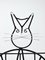 Mid-Century Cat Shaped Magazine Stand in Iron, Italy, 1950s, Image 17
