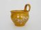 Folk Art Glazed Yellow Earthenware Pot, 1930s 5