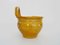Folk Art Glazed Yellow Earthenware Pot, 1930s 6
