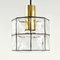 Mid-Century Glass Ceiling Lamp from Limburg, Germany, 1960s, Image 3