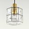 Mid-Century Glass Ceiling Lamp from Limburg, Germany, 1960s 4