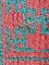Mid-Century Pink and Turquoise Yazd Zilu Tapestry 20