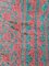 Mid-Century Pink and Turquoise Yazd Zilu Tapestry, Image 21