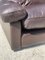 Chocolate Leather 3-Seat Sofas by Tito Agnoli for Poltrona Frau, 1970s, Set of 2 7