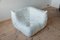 Asiento esquinero Togo de cuero blanco de Michel Ducaroy para Roset Line, Imagen 1