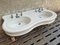 Washbasin Double Sink in Ceramic, 1930s 16