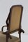 Italienischer Jugendstil Sessel aus Original Stoff, 1900er 6