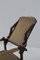 Italienischer Jugendstil Sessel aus Original Stoff, 1900er 5