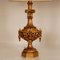 Lampade neoclassiche in legno dorato intagliato, Italia, set di 2, Immagine 9