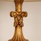 Lampade neoclassiche in legno dorato intagliato, Italia, set di 2, Immagine 7