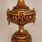 Neoklassizistische Italienische Lampen aus geschnitztem Gold vergoldetem Holz, 2 . Set 3