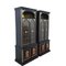 Modernist Black & Gold Cabinets, Set of 2, Image 2