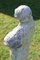 Vintage Gartenstatue aus Gussstein einer Dame auf einem Plynth 6