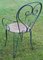 Table et Chaises de Jardin Vintage en Fer Forgé, 1990s, Set de 5 4