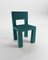 Moderner Raw Stuhl aus ozeanblauem Bouclé von Collector 1