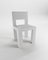 Moderner Raw Stuhl aus weißem Bouclé von Collector 1