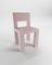 Moderner Raw Stuhl aus rosa Bouclé von Collector 1