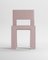 Moderner Raw Stuhl aus rosa Bouclé von Collector 3
