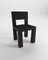 Moderner Raw Stuhl aus schwarzem Bouclé von Collector 1