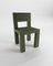 Moderner Raw Stuhl aus grünem Bouclé von Collector 1