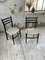 Italian Black Chairs in Rope, 1960s, Set of 2 1