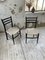 Italian Black Chairs in Rope, 1960s, Set of 2, Image 1