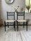 Italian Black Chairs in Rope, 1960s, Set of 2, Image 3