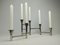 Mid-Century Scandinavian Foldable Nickel Candlestick 10