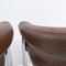 Dining Chairs in Brown Leather attributed to Nienkamper from de Sede, 1980s, Set of 4, Image 10